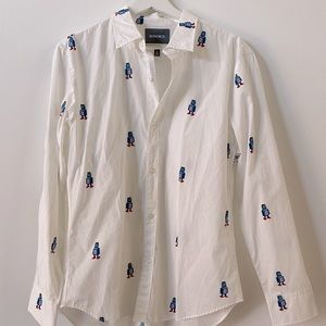 BONOBOS - Robot Patterned Shirt